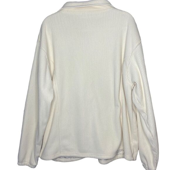 Spring Mountain MACKINAC ISLAND Sz XXL Cream Embroidered Full Zip Fleece Jacket - Picture 5 of 5